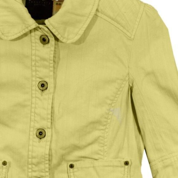 Girl's NWOT Sanctuary  Girls Yellow Jean Jacket Small - Picture 4 of 6